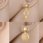 Stylish Daily Wear Gold Earrings